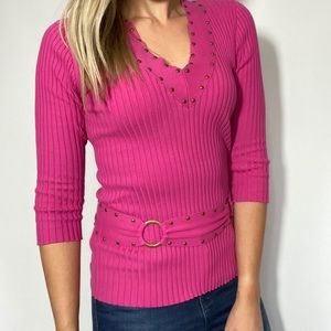Tracy M Studded Sweater